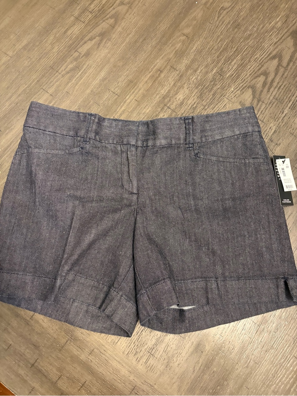 The Limited Charcoal Denim-Style Women’s Shorts. Size 8r